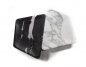 Preview: Eckige Design-Schale aus echtem Marmor, 100% Natur-Stein, Maße 28/18/4 cm