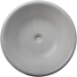 Preview: Großer Waschbecken Waschschale aus edlem Marmor, Farbe: Weiß/White, Unikat, Ø/H: 47/14 cm, Gewicht:ca.12kg