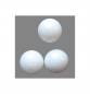 Preview: 8er Marmorkugel aus weiß Marmor, Ø4cm Qi Gong fengshui Deko Handtraining, Heliotrop-Edelstein Kugel Ball Aura Balancing metaphysisch Ball
