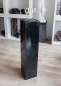 Preview: Säule aus 100% seltenem schwarzen Granit 100 cm oder 80cm  hoch, sehr massiv, als Sockel für Skulptur, Büste, Vasen, oder Galeriesockel oder als Blumensäule, als Dekosäule und Schmucksäule, Schlicht, klassische Optik, Standfest, ideal für Wohnraum, Terras