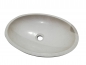 Mobile Preview: Yuchengstone Großer Waschbecken Waschschale aus edlem Granit und Marmor, ovale Formgebung, schöne Maserung, Unikat, Maße: ca. L53cm, B38cm, H16cm Gewicht: ca. 18kg
