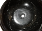 Preview: Yuchengstone Großer Waschbecken Waschschale aus edlem schwarzem Marmor mit schöner Maserung, Unikat, Maße: Durchmesser 45cm, H15cm, Gewicht:15kg