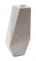 Preview: Design-Berlin Hochweltig Kubismus Vase-Marmor moderne Wohnaccessoire Marmorvase, Maße: H/29 cm, Durchmesser: ca. 15 cm