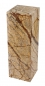 Preview: Säule aus indischer Marmor braun Naturstein modern Design für Büro oder Zuhause 60 x 20 x 20 cm