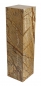 Preview: Säule aus indischer Marmor braun Naturstein modern Design für Büro oder Zuhause 60 x 20 x 20 cm