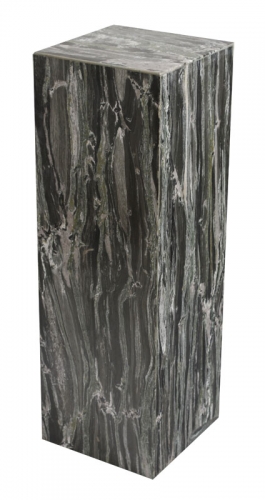 Eckige Marmorsäule Säule zusammengesetzt aus grünem Marmor, sehr gut Handarbeit, Maße H/B/L 62 x 21 x 21cm