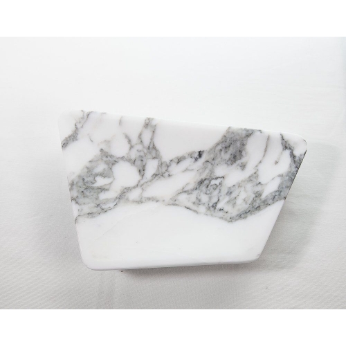 Eckige Design-Schale aus echtem Marmor, 100% Natur-Stein