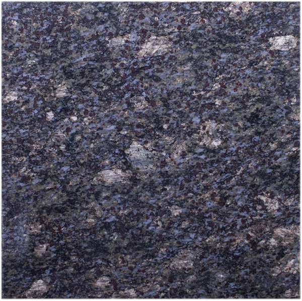 Funkenschutzplatte Bodenplatte Kaminplatte Funkenschutz Ofenplatte KaminStein 60 x 80 x1.8cm, Tischplatte aus poliertem Granit, Unikat Handarbeit, 28 KG (blau)