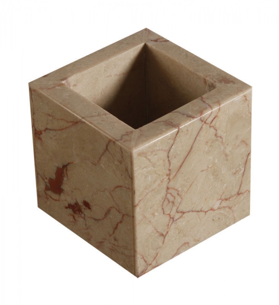 10x10cm Box kubische Vase diverse Farben Farbwahl Marmor Schiefer Granit UNIKAT