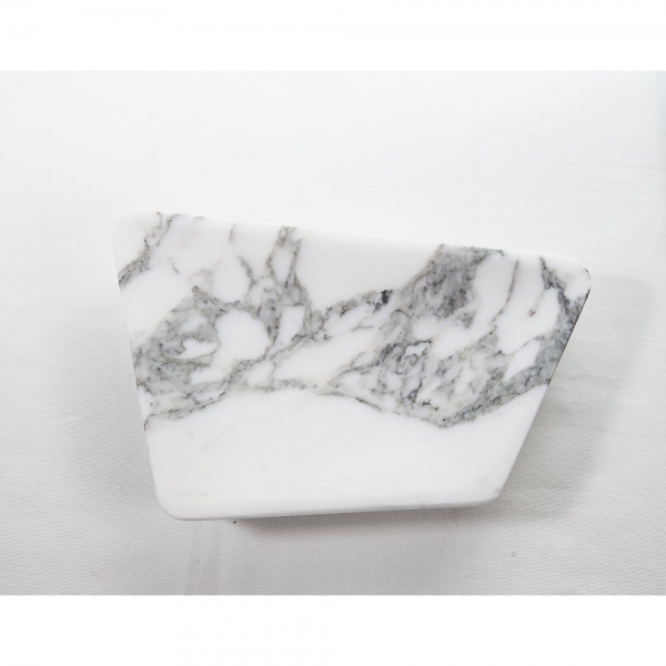 Eckige Design-Schale aus echtem Marmor, 100% Natur-Stein